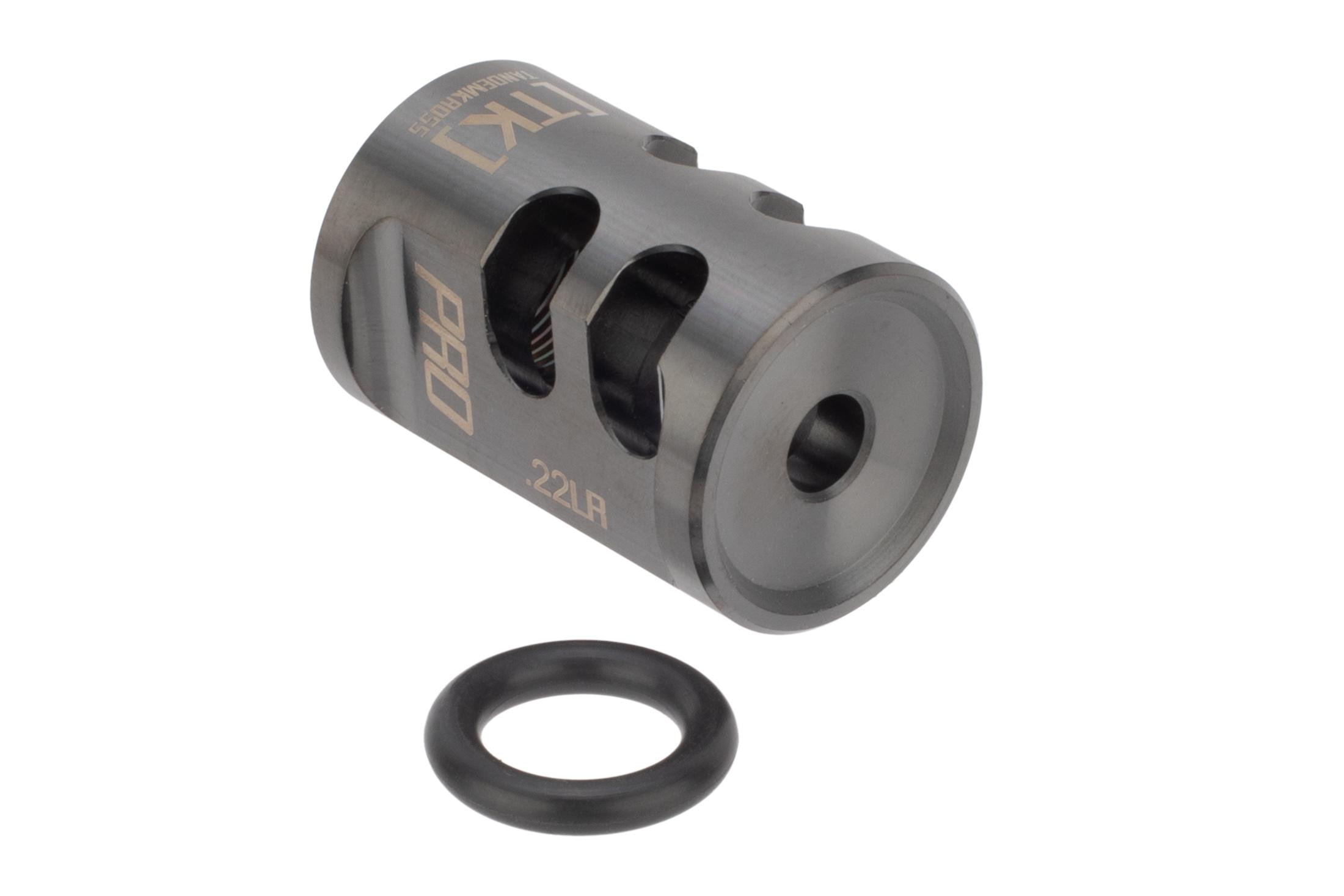 Tandemkross Game Changer PRO 22LR Pistol Compensator - Black